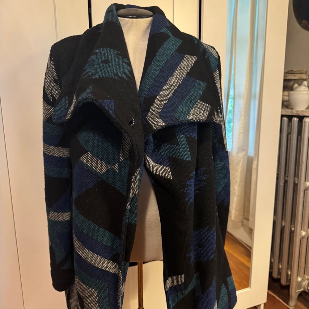 Thread & Supply Black and Gray Coat
